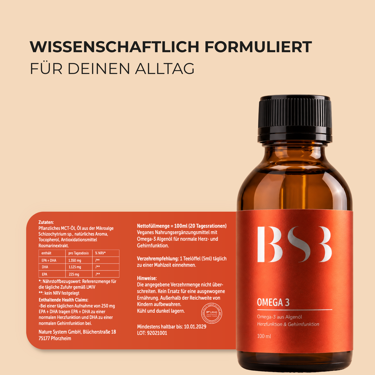 BS3 Omega 3, Produktansicht 7