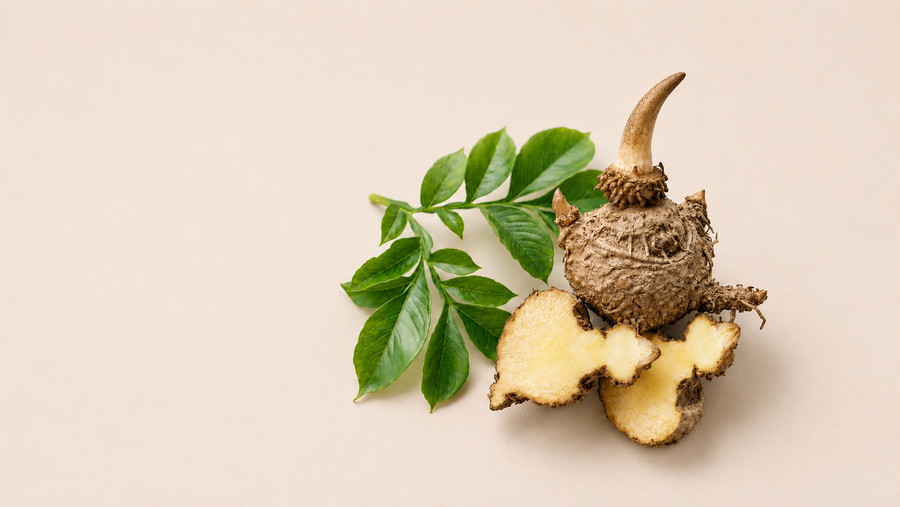 Glucomannan (aus der Konjakwurzel)